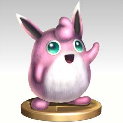  no_humans pokemon super_smash_bros. trophy wigglytuff 