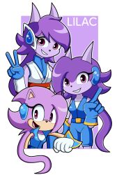  alpha_channel anthro clone clothing dragon female fist freedom_planet galaxytrail gesture gloves group hair hand_gesture handwear heytherebabu hi_res long_hair mythological_creature mythological_scalie mythology pink_eyes pointing purple_body purple_hair sash_lilac scalie simple_background standing style_emulation transparent_background trio v_sign 