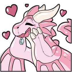  animate_inanimate closed_eyes dragon european_mythology fin horn inflatable living_inflatable membrane_(anatomy) membranous_wings mythological_creature mythological_scalie mythology pink_body pool_toy scalie smile solo symrea telegram_sticker western_dragon wings wyvern 