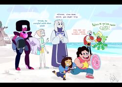  2016 alien alien_humanoid ambiguous_gender amethyst_(gem_species) amethyst_(steven_universe) animated_skeleton anthro black_bars bone boss_monster_(undertale) bovid breasts caprine cartoon_network clothed clothing crossover english_text female frisk_(undertale) fur garnet_(gem_species) garnet_(steven_universe) gem gem_(species) gem_fusion goat group hair hi_res human humanoid letterbox long_ears male mammal papyrus_(undertale) pearl_(gem_species) pearl_(steven_universe) peridot_(gem_species) peridot_(steven_universe) purple_body purple_skin sans_(undertale) skeleton steven_quartz_universe steven_universe tc-96 text toriel undead undertale undertale_(series) white_body white_fur 