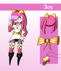  absurd_res boots bow_ribbon cleric clothing cross dress footwear generation_3_pokemon hair healer hi_res holy joy_(kuperseeper) kirlia kuperseeper nintendo nurse pink_hair pokemon pokemon_(species) red_clothing reference_photo shiny_pokemon solo yellow_eyes 