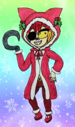  anonymous_artist christmas cosplay five_nights_at_freddy&#039;s five_nights_at_freddy&#039;s_vr:help_wanted grim_foxy_(fnaf) holidays human humanization male mammal santa_claus scottgames yuuki_momofox_(artist) 