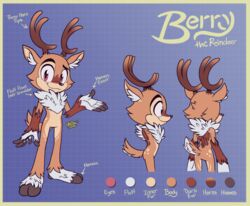  2021 anthro antlers artist_logo artist_name ass back_tuft berry_the_reindeer biped black_fingers black_hooves black_nose blue_background border brown_antlers brown_arms brown_back character_name chest_tuft closed_smile cloven_hooves color_scheme countershade_arms countershade_face countershade_fur countershade_legs countershade_torso countershading deer digital_drawing_(artwork) digital_media_(artwork) english_text exposure_variation fan_character featureless_crotch feet fingers full-length_portrait fur gradient_antlers happy hi_res hooved_fingers hooves horn inner_ear_fluff logo looking_at_viewer male mammal model_sheet mouth_closed multicolored_ears new_world_deer pink_eyes portrait reindeer ruff sega signature simple_background smile smiling_at_viewer solo sonic_the_hedgehog_(series) standing tail tan_arms tan_body tan_butt tan_ears tan_fur tan_head tan_legs tan_tail text tongue tongue_out tuft two_tone_arms two_tone_ears two_tone_tail ultrahyper white_chest white_ears white_feet white_hands white_inner_ear white_tail yellow_border 