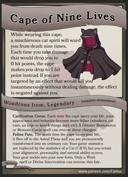  black_cape black_clothing cape card catilus clothing description dungeons_and_dragons english_text fake_cat_ears fake_ears hasbro hi_res hooded_cape info information magic_item multicolored_cape multicolored_clothing red_cape red_clothing species_transformation text transformation two_tone_cape two_tone_clothing url watermark wizards_of_the_coast zero_pictured 