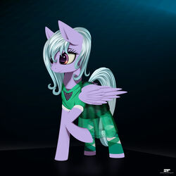  1:1 clothing cloud_chaser_(mlp) dress equid equine female feral footwear friendship_is_magic hasbro hi_res legwear mammal my_little_pony mythological_creature mythological_equine mythology pegasus smile socks solo strandedpenguin wings 