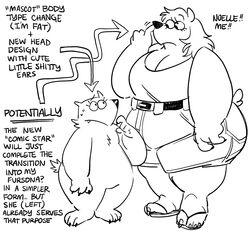  anthro ass big_butt bodily_fluids clothing dialogue duo english_text female footwear hi_res larger_female looking_at_another monochrome noelle_(twistcmyk) overweight picking_nose sandals size_difference smaller_female sweat sweatdrop text twist_(twistcmyk) twistcmyk unavailable_at_source 