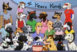  alex_(kinaj) anatid anna_(kinaj) anniversary anseriform anserinae anthro arm_around_shoulders avian ben_(kinaj) bird bird_dog blue_collar breasts cake candle canid canine canis cleavage clothed clothing cody_(kinaj) collar collar_tag cross dalmatian dessert domestic_dog dominik_(kinaj) ear_piercing eorl_(kinaj) female female_symbol feral food gender_symbol german_shepherd goose great_dane green_collar greta_(kinaj) greyhound group heart_collar_tag heart_symbol heart_tag herding_dog hi_res human hunting_dog jack_(kinaj) jeff_(kinaj) jess_(kinaj) jewelry kim_(kinaj) kinaj labrador large_group leon_(kinaj) male mammal marie_(kinaj) mastiff maya_(kinaj) mica_(kinaj) mike_(kinaj) mixed_breed molosser nathan_(kinaj) necklace nick_(kinaj) pastoral_dog paws piercing pink_collar planet_collar_tag red_collar retriever rodent sabrina_(kinaj) saluki sarah_(kinaj) sciurid sia_(kinaj) sighthound sophia_(kinaj) stuart_(kinaj) super_saluki_(kinaj) symbol tamara_(kinaj) tania_(kinaj) tree_squirrel venus_collar_tag wolf yellow_collar zoe_(kinaj) 