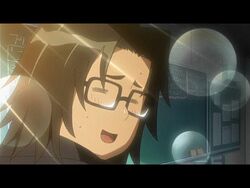  animated animated animated comedy crazy_eyes funny glasses grin happy highschool_of_the_dead hirano_kohta insane smile 