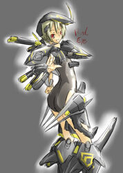  03-aaliyah armored_core armored_core_4 from_software hand_drawn highres mecha_musume novemdecuple traditional_media 