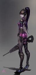  ass heels midfinger22 overwatch signed weapon widowmaker 