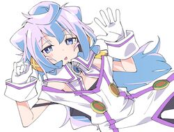  all_male aqua_eyes aqua_hair blush gloves hacka_doll hacka_doll_no.3 ixy long_hair male trap waifu2x 