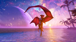  16:9 2022 3d_(artwork) amazing_background anthro artist_name beach belly_scales big_breasts big_wings bikini biped breasts claws clothed clothing constellation countershade_scales countershade_tail countershade_torso countershading detailed detailed_background digital_media_(artwork) digitigrade dragon era-7 european_mythology female front_view hi_res long_tail markings mixed_media mythological_creature mythological_scalie mythology navel nebula non-mammal_breasts non-mammal_navel orange_body orange_scales outside palm_tree plant red_wings scales scalie scenery seaside signature skimpy solo star striped_body striped_markings striped_scales stripes sunset swimwear tail text tree url western_dragon white_bikini white_body white_clothing white_countershading white_scales white_swimwear widescreen wing_claws wings 