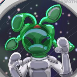  1:1 aisha_(neopets) alien alien_neopet clothing cyus_(tuckerboo) gloves handwear hi_res jumpstart_games latex latex_clothing latex_gloves latex_handwear latex_skinsuit neopet_(species) neopets rubber_clothing skinsuit space spacesuit star_art_hd tight_clothing 