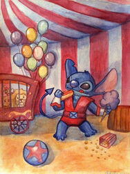  2010 3:4 4_toes alien ball bear black_eyes blue_body blue_claws blue_fur blue_nose candy chest_tuft circus claws clothed clothing cotton_candy dessert disney dumbo_(movie) experiment_(lilo_and_stitch) feet felid feral food fur graphite_(artwork) group head_tuft holding_food holding_object hot_dog lilo_and_stitch lion mammal marvel mouse murid murine nightcrawler painting_(artwork) pantherine parody pencil_(artwork) popcorn red_clothing rodent scrawnysquall solo_focus spade_tail standing stitch_(lilo_and_stitch) tail timothy_mouse toes tongue tongue_out traditional_media_(artwork) tuft watercolor_(artwork) x-men 