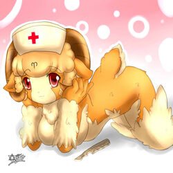 1:1 anthro aries_(symbol) astrological_symbol blonde_hair bovid breasts caprine clothing domestic_sheep female hair hat headgear headwear horn knife mammal medical medical_instrument mn_xenx nurse_clothing nurse_hat nurse_headwear red_eyes scalpel scientific_instrument sheep smile solo surgical_instrument symbol western_zodiac_symbol