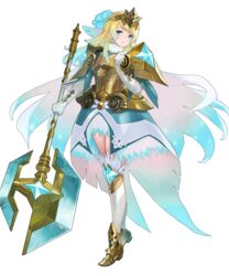  armor armored_boots armored_dress axe battle_axe blonde_hair blue_eyes blue_hair boots breastplate cape dress earrings feather_trim female fire_emblem fire_emblem_heroes fjorm_(fire_emblem) fjorm_(ice_ascendant)_(fire_emblem) full_body fur_trim gloves gradient_clothes gradient_hair highres holding holding_weapon jewelry long_sleeves looking_at_viewer maeshima_shigeki medium_hair multicolored_hair non-web_source official_alternate_costume official_alternate_hair_length official_alternate_hairstyle official_art shoulder_armor solo thighhighs tiara transparent_background two-tone_hair weapon zettai_ryouiki 