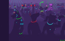 2012 ace_stryker anthro bear canid canine canis dancing domestic_dog dragon felid female fox glow_bracelet glow_necklace glowing glowing_bracelet glowing_jewelry glowstick glowsticking glowstringing group hi_res jewelry lightshow lion male mammal mouse murid murine mustelid mythological_creature mythological_scalie mythology otter pantherine rave raver rodent scalie silhouette wolf