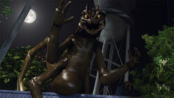  16:9 3d_(artwork) alien anthro arthropod blattodea cockroach digital_media_(artwork) edgar_the_bug insects male men_in_black solo sprucethedeer stomach_bulge vore widescreen 