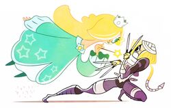  adam_vian battle crown dress mask nintendo princess_rosalina sheik super_mario_bros. super_smash_bros. the_legend_of_zelda turban wand 