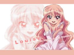  blush long_hair louise_fran&ccedil;oise_le_blanc_de_la_valli&egrave;re pink_eyes pink_hair zero_no_tsukaima 