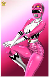  boots breasts female gingapink large_breasts legs pose posing queen_vegeta_69 saya_(gingaman) seijuu_sentai_gingaman skirt solo super_sentai 