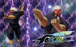  king_of_fighters king_of_fighters_xiii male male_focus manly mask mr_karate sakazaki_takuma snk takuma_sakazaki white_hair 