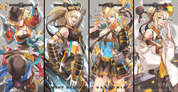  ammo_clips belt big_gun blonde_hair blonde_hair blonde_hair book books breast breasts bullet_casings cleavage cow_girl cowgirl dual_wielding duel_wielding dungeon_and_fighter dungeon_fighter_online explosive female female female_gunner female_gunner_(dungeon_and_fighter) female_launcher female_launcher_(dungeon_and_fighter) female_mechanic female_mechanic_(dungeon_and_fighter) female_ranger female_spitfire flight_attendant_hat goggles grenad grenade gun hair_ornament hat korean_clothes looking_at_viewer mecha open_mouth oriental_clothes pony_tail ponytail robot sash shell_casing smile standing weapon 