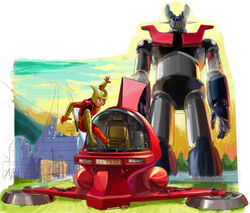  aircraft boots building cockpit commentary energy_gun english_commentary flight_stick gloves gongyoung-seok grass helmet holster jumping kabuto_kouji laboratory lake machinery mazinger_(series) mazinger_z mazinger_z_(mecha) mecha mount_fuji mountain photoshop_(medium) pilder pilot_suit powerplant ray_gun robot rocket_launcher science_fiction super_robot tree unconventional_vehicle uniform weapon 