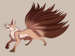  ambiguous_gender asian_mythology canid canine chinese_mythology dhole east_asian_mythology eastern_mythology feral fox hi_res korean_mythology kumiho mammal mythological_canine mythological_creature mythological_fox mythology silverywhite solo 