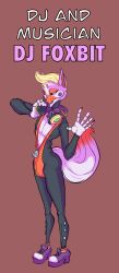  absurd_res alternate_species anthro bow_tie bulge canid canine clothed clothing djfoxbit(fnos) electronics five_nights_at_freddy&#039;s five_nights_at_freddy&#039;s:_sister_location five_nights_at_freddy&#039;s_world five_nights_of_sins_(trem.hunt.er) fox funtime_foxy_(fnafsl) fur glowing glowing_eyes green_eyes hat headgear headphones headwear hi_res human humanization humanized humanized_animatronic lolbit_(fnaf) male mammal nipple_piercing nipples piercing scottgames sister_location skimpy smile toony top_hat trem.hunt.er_(artist) white_body white_fur 