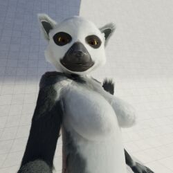  1:1 2022 3d_(artwork) ajmacalucius anthro blender_(artwork) breasts digital_media_(artwork) female hi_res humanoid lemur mammal primate ring-tailed_lemur solo strepsirrhine 