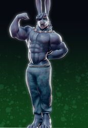  adult_male animal_humanoid anthro athletic athletic_wear barechest bearded bedroom_eyes biceps big_arms big_breasts big_bulge big_ear big_muscles body_hair bottomwear breasts bulge bulky chain_jewelry chest_hair clothing ear_piercing ear_ring facial_piercing flexing_biceps flexing_muscles floppy_ears fur gutter hair hand_behind_back happy_trail hi_res humanoid instructor lagomorph lagomorph_humanoid leporid looking_at_viewer male male/male mammal mammal_humanoid moobs muscular naked_torso narrowed_eyes neck_tuft nose_piercing nose_ring pants pants_only pecs piercing posing_for_picture rabbit rexwolf ring_piercing seductive septum_piercing septum_ring smile smiling_at_viewer smirk smirking_at_viewer solo standing_on_toes studded_jewerly sweatpants trainer translucent translucent_clothing translucent_topwear tribal tribal_clothing tuft wavy_hair white_body white_fur yoga_pants 