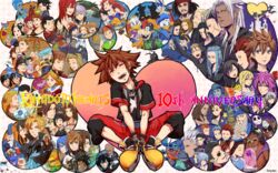  6+boys 6+girls aeleus aerith_gainsborough aged_down aladdin_(character) aladdin_(disney) alice_(alice_in_wonderland) alice_in_wonderland alternate_hairstyle anniversary antenna_hair aqua_(kingdom_hearts) ariel_(disney) auron aurora_(disney) axel_(kingdom_hearts) bald beard beast_(disney) beauty_and_the_beast belle_(disney) black_coat_(kingdom_hearts) black_gloves black_hair blonde_hair blue_eyes blue_hair braig brown_hair castle cheshire_cat_(alice_in_wonderland) cid_highwind cinderella cinderella_(disney) cloak clock clock_tower closed_eyes cloud_strife commentary_request copyright_name daisy_duck dark_skin demyx dilan disney donald_duck dream_eater_(kingdom_hearts) dual_persona elizabeth_swann eric_(disney) even_(kingdom_hearts) eyepatch fa_mulan_(disney) facial_hair facial_mark fake_horns final_fantasy final_fantasy_ix final_fantasy_vi final_fantasy_vii final_fantasy_viii final_fantasy_x flounder_(the_little_mermaid) flower food fuujin_(ff8) gantu_(disney) genie_(aladdin) geppetto_(disney) gloves goofy grand_councilwoman_(disney) green_eyes hades_(disney) hair_over_one_eye hayner heartless_(kingdom_hearts) hercules_(1997_film) hercules_(disney) highres hood hoodie horned_headwear horns ice_cream ienzo isa_(kingdom_hearts) jack_skellington jack_sparrow jane_porter jasmine_(disney) jiminy_cricket kairi_(kingdom_hearts) king_triton_(disney) kingdom_hearts kingdom_hearts_358/2_days kingdom_hearts_3d_dream_drop_distance kingdom_hearts_birth_by_sleep larxene lea_(kingdom_hearts) lexaeus li_shang_(disney) lilo_&amp;_stitch long_hair luxord magic_mirror_(snow_white) maleficent marluxia master_eraqus master_xehanort megara_(disney) merlin_(the_sword_in_the_stone) mickey_mouse minnie_mouse monstro_(disney) moogle mulan multiple_boys multiple_girls mushu_(disney) mystical_high_collar namine noitigo-fuck notched_ear olette orange_hair palm_tree paw_print pegasus_(disney) pence peter_pan_(character) peter_pan_(disney) phillip_(disney) philoctetes pink_hair pinocchio_(character) pinocchio_(disney) pirates_of_the_caribbean pluto_(disney) pointy_ears ponytail pooh prince_charming_(disney) raijin_(ff8) red_hair riku_(kingdom_hearts) riku_replica rose roxas saix sally_(nbc) scar scrooge_mcduck sebastian_(disney) seifer_almasy selphie_tilmitt sephiroth setzer_gabbiani short_hair sideburns sleeping_beauty snow_white_(disney) snow_white_and_the_seven_dwarfs sora_(kingdom_hearts) spoilers squall_leonhart stitch_(lilo_&amp;_stitch) tarzan tarzan_(disney) terra_(kingdom_hearts) the_little_mermaid the_nightmare_before_christmas the_sword_in_the_stone tidus tifa_lockhart tinker_bell_(disney) tower tree tron tron_(disney) v vanitas_(kingdom_hearts) ventus_(kingdom_hearts) vexen vivi_ornitier wakka white_hair william_turner_jr. wimple winnie_the_pooh witch wizard wondernyan_(kingdom_hearts) xaldin xehanort xemnas xigbar xion_(kingdom_hearts) yellow_eyes yen_sid yuffie_kisaragi zack_fair zexion 