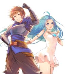  gran_(granblue_fantasy) granblue_fantasy lyria_(granblue_fantasy) tagme yamato_(muchuu_paradigm) 