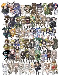  6+girls ;) andrewsarchus_(kemono_friends)_(yoshida_hideyuki) animal_ears animal_print antenna_hair arm_at_side arm_up armor arms_up asymmetrical_hair backpack bag ball bat_wings bearded_vulture_(kemono_friends)_(yoshida_hideyuki) bell big_hair bird_girl bird_tail bird_wings black_hair blonde_hair blowhole blue_eyes blue_hair boots bowhead_whale_(kemono_friends)_(yoshida_hideyuki) bra braid breastplate breasts brown_hair camouflage camouflage_pants capelet cardigan casual_one-piece_swimsuit cat_ears cat_tail cetacean_tail cheerleader chibi cleavage closed_mouth coat collar collared_dress crocodilian_tail crossed_arms dark-skinned_female dark_skin dog_ears dorsal_fin dragon_girl dragon_horns dragon_tail dress elbow_gloves empty_eyes expressionless fangs fighting_stance fins fish_tail fist_in_hand flower formal frog_raincoat frown full_body fur_collar garter_straps giant_leaf giraffe_ears giraffe_girl giraffe_horns giraffe_print giraffe_tail glasses gloves glowing glowing_eyes goggles goggles_on_head green_eyes green_hair hair_bell hair_between_eyes hair_flower hair_intakes hair_ornament hair_over_one_eye half-closed_eyes hand_on_own_chin hand_on_own_hip hand_up hands_on_own_hips harness hat head_fins headphones high_collar high_heels highres holding holding_instrument holding_leaf holding_shovel holding_weapon hood hood_up hooded_jacket horizontal_pupils horns horse_ears horse_girl horse_tail instrument jacket japanese_clothes kemono_friends kimono leaf leaf_umbrella leaning_forward legs_apart light_brown_hair lizard_tail long-finned_pilot_whale_(kemono_friends)_(yoshida_hideyuki) long_bangs long_hair long_sleeves long_tail looking_at_viewer medium_hair midriff multicolored_hair multiple_girls multiple_tails navel necktie nekomata oerba_yun_fang one-piece_swimsuit one_eye_closed open_clothes open_jacket open_mouth orange_eyes original outstretched_arm overall_shorts overalls own_hands_together pants pantyhose partially_unzipped paw_stick pencil_skirt pink_hair pointing polearm pom_pom_(cheerleading) poncho raincoat red_hair rope scarf semi-rimless_eyewear shimenawa shirt shoes short_shorts shorts shoulder_armor shovel simple_background skirt sleeveless sleeveless_shirt smile snake_tail socks spiked_collar spiked_hair spikes spread_wings standing stomach suit sweater swimsuit tail tan thighhighs tiger_ears tiger_girl tiger_tail turtle_shell turtleneck turtleneck_sweater twin_braids two_tails under-rim_eyewear underwear v-shaped_eyebrows very_long_hair vest visor_cap walking weapon white_background white_hair wide_sleeves wings yak_(kemono_friends)_(yoshida_hideyuki) yellow_eyes yoshida_hideyuki zipper zipper_pull_tab 