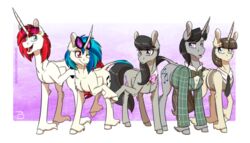  agreppio_melody_(mlp) alpha_channel apple_polish_(mlp) blue_hair brother_(lore) brother_and_sister_(lore) clothing daughter_(lore) equid equine eyewear family father_(lore) father_and_child_(lore) father_and_daughter_(lore) female friendship_is_magic group hair hasbro hi_res horn horse inuhoshi-to-darkpen long_play_(mlp) male mammal mother_(lore) mother_and_child_(lore) mother_and_daughter_(lore) mother_and_father_(lore) my_little_pony mythological_creature mythological_equine mythology octavia_(mlp) parent_(lore) parent_and_child_(lore) parent_and_daughter_(lore) pony red_eyes red_hair sibling_(lore) sister_(lore) sunglasses unicorn vinyl_scratch_(mlp) 