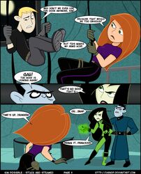  2boys 2girls comic darkdp disney dr._drakken english_text female human kim_possible kimberly_ann_possible male multiple_boys multiple_girls ron_stoppable shego straight_hair text 