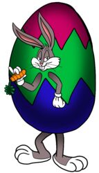  alpha_channel anthro bugs_bunny carrot clothing costume easter easter_egg egg food food_costume holidays lagomorph leporid looking_at_viewer looney_tunes male mammal plant rabbit solo standing vegetable vixdojofox warner_brothers 