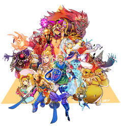  6+boys 6+girls agitha arm_guards armor beard belt blonde_hair blue_eyes blue_skin book boots breasts cape chainmail cia_(hyrule_warriors) cleavage colored_sclera colored_skin commentary_request creature darunia dress earrings facepaint facial_hair feathers fi_(zelda) fire ganondorf gerudo ghirahim gloves glowing glowing_eye goron hair_ornament hairband hat helmet highres holding holding_sword holding_weapon hood hylian_shield hyrule_warriors impa jewelry kami_nomi_zo_shiru_sekai lana_(hyrule_warriors) large_breasts left-handed link long_hair long_sleeves looking_at_viewer mask master_sword midna monster_girl multiple_boys multiple_girls muscular navel necklace oerba_yun_fang okada_(hoooojicha) one-eyed orange_hair pants pantyhose parasol pauldrons pink_eyes pointy_ears polearm ponytail princess_ruto princess_zelda puffy_sleeves purple_eyes red_eyes red_hair robe scarf sheik sheikah shield shoulder_armor sleeves_past_wrists smile spear staff sword the_legend_of_zelda the_legend_of_zelda:_skyward_sword the_legend_of_zelda:_twilight_princess tiara tongue tongue_out triforce tunic turban twintails umbrella volga_(hyrule_warriors) weapon white_background white_hair wizzro yellow_eyes yellow_sclera zant zora 