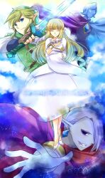  blonde_hair blue_eyes closed_eyes fi firmicus ghirahim link pixiv_thumbnail princess_zelda purple_eyes resized silver_hair skyward_sword the_legend_of_zelda the_legend_of_zelda:_skyward_sword 