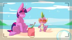  absurd_res beach chapaevv digital_media_(artwork) dragon duo equid equine female feral friendship_is_magic fur hair hasbro hi_res horn horse male mammal multicolored_hair my_little_pony mythological_creature mythological_equine mythological_scalie mythology pony sand_castle scalie sculpture spike_(mlp) tail twilight_sparkle_(mlp) unicorn 