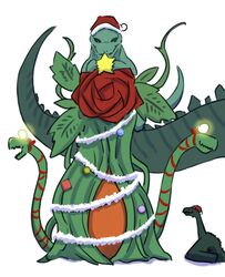  biollante christmas giant_monster godzilla godzilla:_monster_planet godzilla_(series) godzilla_earth kaijuu monster no_humans santa_hat servum 