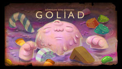  16:9 3_eyes adventure_time ambiguous_gender candy candy_cane candy_corn candy_people_(at) cartoon_network chocolate closed_eyes dessert digital_media_(artwork) digital_painting_(artwork) dripping feral food food_creature goliad goo_creature gumdrop_(food) hi_res jelly_bean living_candy living_gum multi_eye nick_jennings official_art on_model partially_submerged pastel_theme paws peppermint_(candy) pink_body pink_theme solo tom_herpich toony widescreen 