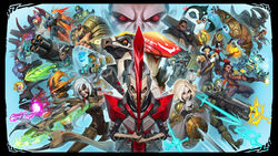  9girls alien aliens ambra android attikus aurox battleborn beard benedict_(battleborn) bird black_hair boldur bow_(weapon) caldarius deanda el_drag&atilde;&sup3;n el_drag&oacute;n extra_limbs galilea ghalt gun hat helmet horns isic kelvin_(battleborn) kleese long_hair luchador luchador_mask marquis_(battleborn) mellka miko_(battleborn) minigun montana_(battleborn) multiple_boys multiple_girls mushroom orendi_(battleborn) oscar_mike penguin phoebe phoebe_(battleborn) rath_(battleborn) red_eyes reyna_(battleborn) shayne sword thorn_(battleborn) toby weapon weapons whiskey_foxtrot wink witch_hat wrestler 