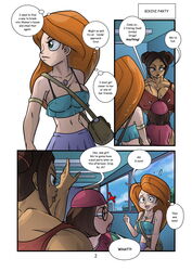  braceface brown_hair comic crossover disney extreme_muscles family_guy female glasses green_eyes human kartoon_warz_#2:_bikini_party kim_possible kimberly_ann_possible maria_wong meg_griffin muscle muscles muscular muscular_female orange_hair reddyheart redhead short_hair straight_hair 