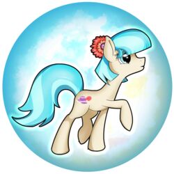  1:1 absurd_res alpha_channel blue_eyes blue_hair coco_pommel_(mlp) cutie_mark equid eyelashes female feral flamevulture17 friendship_is_magic hair hasbro hi_res hooves mammal my_little_pony nude orb solo 