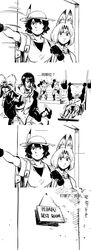  6+girls absurdres animal_ear_fluff animal_ears backpack bag barbell bow bowtie boxing_gloves chinese_text closed_mouth dumbbell emperor_penguin_(kemono_friends) exercising gentoo_penguin_(kemono_friends) gloves greyscale hairband hat hat_feather highres hood hood_down hoodie humboldt_penguin_(kemono_friends) jump_rope kaban_(kemono_friends) kemono_friends looking_at_viewer manly monochrome multiple_girls notice_lines partially_translated penguins_performance_project_(kemono_friends) photoshop_(medium) pleated_skirt rockhopper_penguin_(kemono_friends) royal_penguin_(kemono_friends) ruukii_drift serval_(kemono_friends) serval_print shirt short_hair skirt translation_request v-neck weightlifting wrestling_ring 