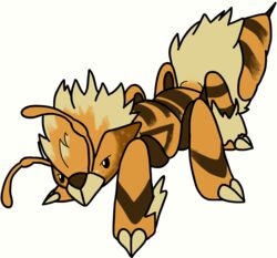  2017 2_toes 6_legs alternate_species ambiguous_gender angry antennae_(anatomy) arcanine arthropod arthropod_abdomen beady_eyes black_eyes brown_body brown_exoskeleton brown_stripes bugdex claws digital_drawing_(artwork) digital_media_(artwork) exoskeleton fakemon feet feral front_view full-length_portrait fur generation_1_pokemon head_tuft insects multi_leg multi_limb multicolored_body multicolored_exoskeleton multicolored_fur nintendo orange_antennae orange_body orange_exoskeleton orange_fur pokemon pokemon_(species) portrait ricky_hoffman simple_background solo standing stinger striped_body striped_exoskeleton stripes tan_body tan_claws tan_fur toe_claws toes toony tuft two_tone_body two_tone_exoskeleton two_tone_fur white_background 