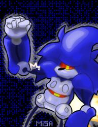  ambiguous_gender anthro big_forearms digital_media_(artwork) fist flexing flexing_bicep forearms hi_res machine misael4ever outline outlined pixel_(artwork) sega signature simple_background solo sonic_the_hedgehog_(series) stick_legs stick_limbs visor_eyes 