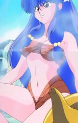  bikini cap fanservice legs long_hair ranma_1/2 shampoo_(ranma_1/2) solo swimsuit thighs 